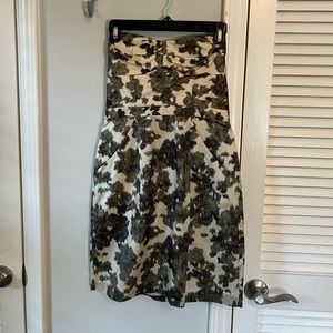 Strapless J Crew cocktail/wedding guest dress. Size 2. Dry cleaned
